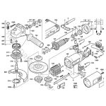 ⁦صاروخ 5 بوصه - 125 مم 2.3 كج مفتاح سفلى بادل 1250 وات  ميلوكي   MILWAUKEE   AG13-125XSPD⁩ - الصورة ⁦5⁩