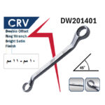 ⁦مفتاح مشرشر  ذاوية 45°  10 - 11 مم كروم فانديوم أي بى تى موديل APT DW201401-10x11⁩ - الصورة ⁦3⁩