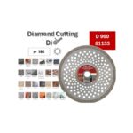 ⁦صنية ديوي الماظ مفرغه تربو مقاس 4.5 بوصة  ( رخام - جرانيت - خرسانه مسلح - طوب احمر ) 115 مم DIEWED 960 81133⁩ - الصورة ⁦2⁩