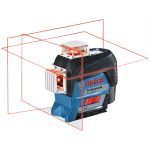 ميزان ليزر بوش 3 مستويات 80 متر  بطارية ليثيوم ايون موديل BOSCH GLL 3-80 C Carton BT150