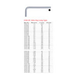 ⁦مفتاح ألن طويل 17مم موديل 510N-17 تايواني KWG⁩ - الصورة ⁦2⁩