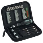 تشكيله من سنون المفكات و اللقم 38 قطعة + مفك BOSCH 38 Pc Promoline Mixed Set