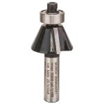 بنطة راوتر بوش لشطف الحواف قطر 8 مم - اجمالى الطول 54 مم BOSCH Chamfer Bit 8, 23.7x54