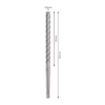 بنطة بلس فايف اكس للتخريم فى الخرسانة قطر 12مم BOSCH 12x150x210mm