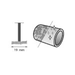 ⁦فرشاة استانليس ستيل دريمل 19 مم DREMEL⁩ - الصورة ⁦2⁩