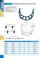 ⁦ميكرومتر خارجى بالوصلات  300-400 مم دقة 0.01 مم اكيود ACCUD⁩ - الصورة ⁦2⁩