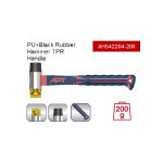 ⁦شاكوش ناحية كاوتش ناحية بلاستيك يد فايبر 200 جرام  اي بي تي APT TPR AH542204-200⁩ - الصورة ⁦3⁩