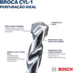 ⁦تشكيله من بنط بوش الطوب كعب سليندر 7 قطع BOSCH  Promo line Set 7 Pcs CYL-1⁩ - الصورة ⁦3⁩