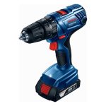 شنيور بطاريه بوش دقاق 18 فولت ظرف اوتوماتيك سرعتين يمين و شمال BOSCH - GSB 180 2x2Ah