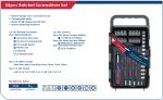 ⁦طقم مفك اليكترونى 2 يد 54 قطعة شنطة بلاستيك اي بي تي موديل APT AH147078-54⁩ - الصورة ⁦2⁩