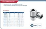 ⁦لقمة رباط مسدسه مربع 1/2 بوصه 8 مم أي بى تى - 20 APT CR-V⁩ - الصورة ⁦2⁩