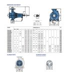 ⁦طلمبه بفلنشه بيدريللو 30حصان تعمل بموتور 100/125مم  إيطالي موديل - PEDROLLO  FG100/160A-N⁩ - الصورة ⁦2⁩