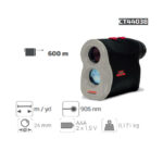 ⁦جهاز تحديد مسافات كراون 600 متر اقصى تكبير 6X موديل  CROWN - CT44038⁩ - الصورة ⁦3⁩
