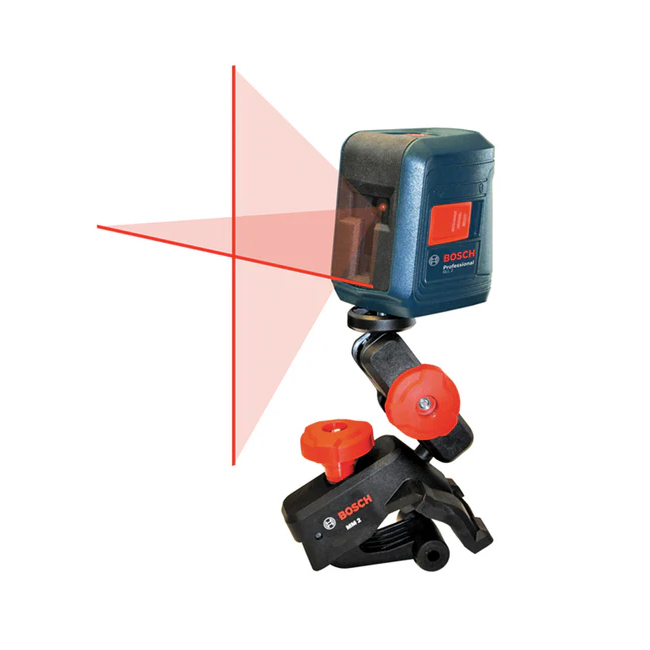 95 ميزان ليزر بوش 2 خط 10 متر ليزر احمر صيني BOSCH - GLL 2 - الصورة 1