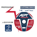 ⁦حجارة قطعية PRO حديد 22.2×3.0×230 مم اي بي تي T42 موديل  APT APTP22303022⁩ - الصورة ⁦3⁩