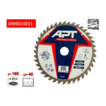 ⁦صنية فيديا خـشـب  185مم -2.2-20/25.4 مم 40 سن اي بي تي  موديل APT DW6010211⁩ - الصورة ⁦2⁩
