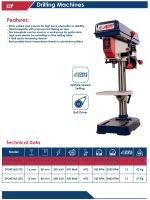 ⁦مثقاب تزجـة 13مم 180 وات 220 فولت اي بي تي موديل APT DP20013B-180⁩ - الصورة ⁦2⁩