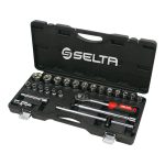 طقم لقم 1/2 بوصه سيلتا 25 قطعه من 8 مم : 32 مم شنطه بلاستيك  SELTA