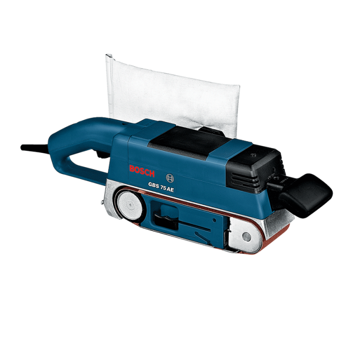 ⁦صنفرة بوش دبابة 750 وات عرض 533x75mm صنع المجر BOSCH - GBS 75 AE⁩ - الصورة ⁦1⁩