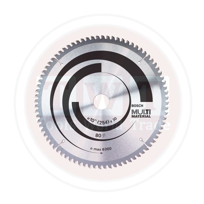 ⁦صينية منشار 10 بوصة متعددة الأستخدامات 100 سنة BOSCH Multi-Material 10`` 254X2.7X30 (100)⁩ - الصورة ⁦1⁩
