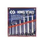 طقم مفتاح مشرشر من1/4 : 1/8 1   بالبوصة       7ق  كينج توني KING TONY