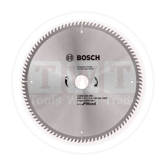 ⁦صينية منشار 10 بوصة  للخشب 100 سنة ايكولاين BOSCH Eco Line CSB For Wood 254x30-60⁩ - الصورة ⁦1⁩