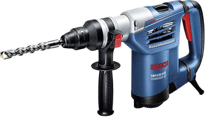 ⁦شاكوش بوش تخريم تكسير 900 وات 32 مم الكترونى قوة الطرق 4.2 جول  BOSCH - GBH 4-32 DFR⁩ - الصورة ⁦1⁩