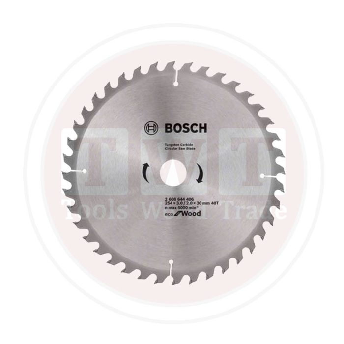⁦صينية منشار 10 بوصه  للخشب 40 سنة ايكولاين BOSCH Eco Line CSB For Wood 254x30-40⁩ - الصورة ⁦1⁩