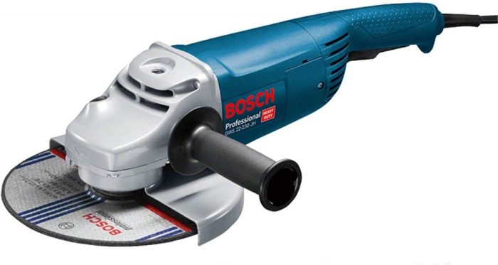 ⁦صاروخ بوش 9 بوصه سرعه 2600 وات مقبض عادي 6500 لفة/دقيقة موديل BOSCH - GWS 26-230⁩ - الصورة ⁦1⁩