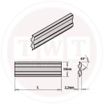 PIECE HPS PLANER AND JOINTER KNIFE SET FOR "CENTROSTAR, CE CMT