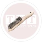 فرشـة إستانليس تنظيف لحام 4 صف يد خشـب هواك صينى HAWK