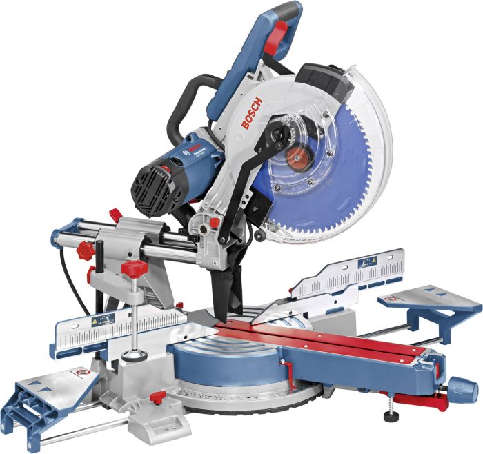 ⁦ديسك بوش خشب 1800 وات 12 بوصه زاوية سحاب 45 درجة يمين ويسار ليزر صيني BOSCH - GCM 12 SDE⁩ - الصورة ⁦1⁩