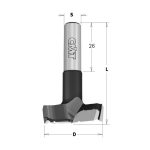 Hinge Boring Bit HW D=14x70 S=10x26 RH