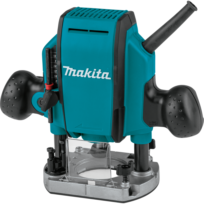 ⁦راوتر إلكتروني ماكيتا 8 مم 900 وات 27000 لتر/دقيقه 2.7 كجم موديل - MAKITA  RP0900⁩ - الصورة ⁦2⁩