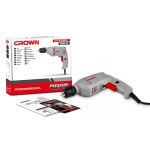 ⁦شنيور عاده كراون 6 مم ظرف اتوماتيك الكترونى يمين و يسار 300 وات موديل  CROWN  CT10125C⁩ - الصورة ⁦3⁩