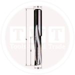 بنطه  Down-Cut Spiral Bit Solid HW D=8x32x80 Z3/R RH CMT