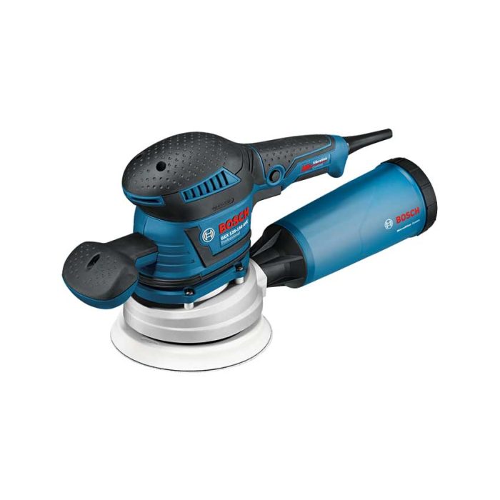 ⁦صنفرة دائرية بوش 400 وات 6 سرعة الكترونى 5 بوصة مزوده بتقنية الفيبراشن كونرول BOSCH - GEX 125-150 AVE⁩ - الصورة ⁦1⁩