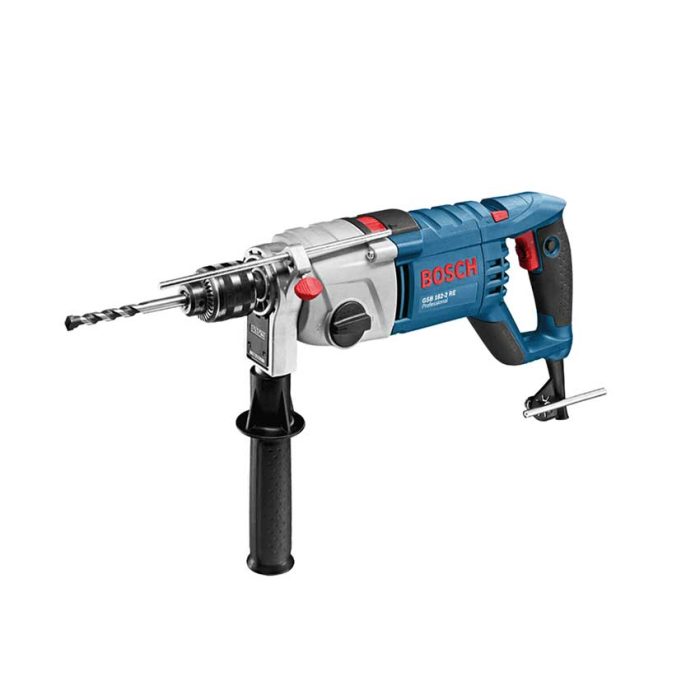 ⁦شنيور بوش عادة ودقاق 162مم ظرف 16مم سرعتين الكترونى 1500 وات موديل BOSCH GSB 162-2 RE PRO⁩ - الصورة ⁦1⁩