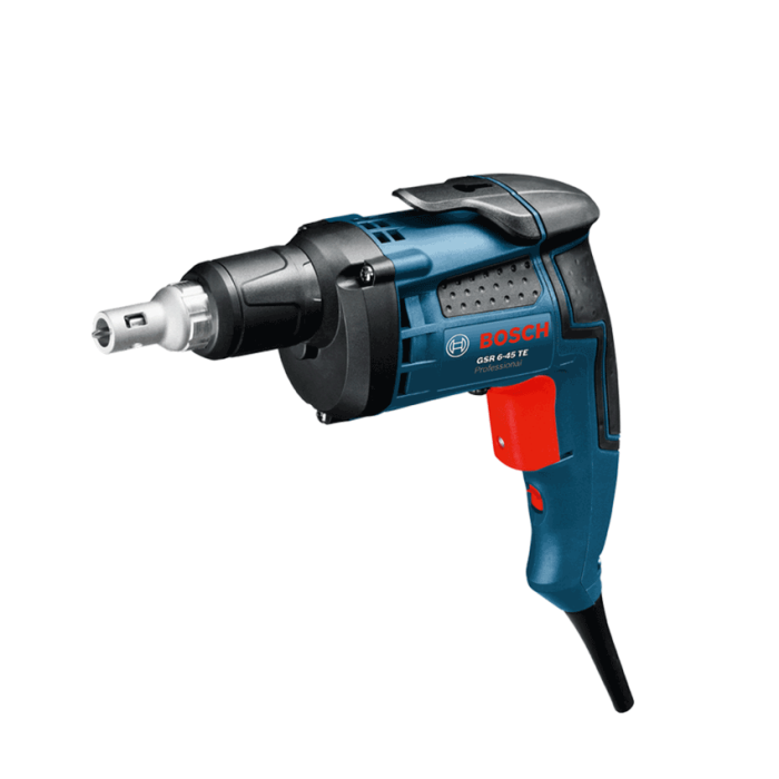⁦شنيور بوش فك وربط مسمار 701 وات 1/4 بوصه 4500 لفة موديل BOSCH - GSR 6-45 TE⁩ - الصورة ⁦1⁩