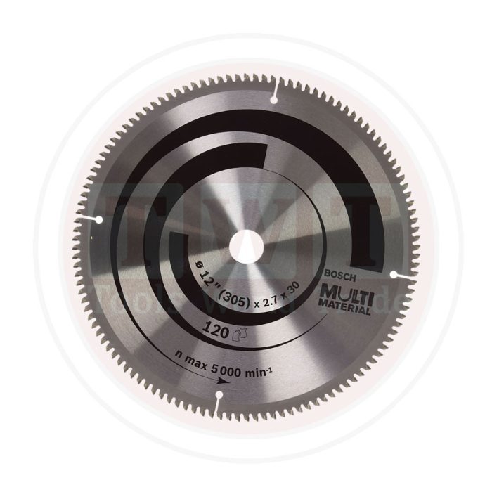 ⁦صينية منشار 12 بوصة متعددة الأستخدامات 120 سنة BOSCH Multi-Material 12`` 305X2.7X30 (120)⁩ - الصورة ⁦1⁩