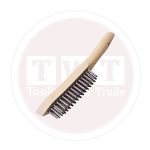 فرشـة سلك تنظيف لحام 6 صف يد خشـب هواك صينى HAWK