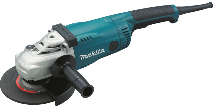 ⁦صاروخ جلخ ماكيتا 7 بوصه 2200 وات لكل 2800 الى 8500 لتر لكل دقيقه - 4.2 كجم رأس معدن MAKITA GA7020⁩ - الصورة ⁦2⁩