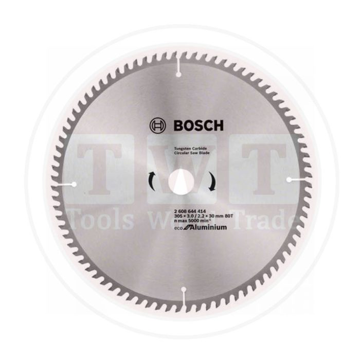⁦صينية منشار 12 بوصة  للالومنيوم 80 سنة ايكولاين BOSCH Eco line CSB For Aluminum 305x30-80⁩ - الصورة ⁦1⁩