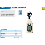 ⁦جهاز قياس سرعة الرياح 30/0.3 متر/الثانية اكيود ACCUD⁩ - الصورة ⁦2⁩