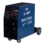 ماكينة لحام ترانس 210 أمبير اي بي تي 220 فولت بالمشتملات CO2 موديل APT Mig Star-210