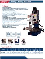 ⁦مثقاب فريزة 45 مم 1500 وات 380 فولت أي بي تي موديل APT ZX7045⁩ - الصورة ⁦2⁩
