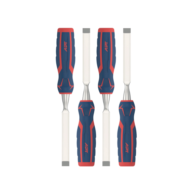 133 طقم أزميل صلب يد إرجـو كروم فانديوم اي بي تي4 قطع موديل - APT AH022121-4Pcs - الصورة 1