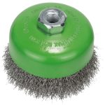 فرشه سلك حره 100 مم لالنوكس بوش BOSCH M14 Cup Brush 100mm Crimped For Inox