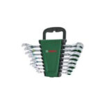 ⁦طقم مفاتيح بلدي مشرشر سيستيم 8 قطع  ناحية وناحية بوش-BOSCH Ratchet Combination Wrench Set 8-piece⁩ - الصورة ⁦5⁩