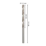 ⁦علبة بنط حدادى 10 قطع قطر5 مم بوش BOSCH Hss-G 5MM  10 PCS⁩ - الصورة ⁦3⁩